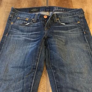 Jcrew toothpick ankle jeans